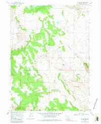 Collins Rim 1968 topographic map thumbnail