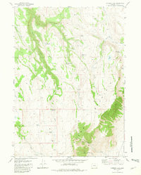 Comegys Lake 1981 topographic map thumbnail