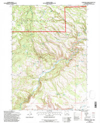 Committee Creek 1992 topographic map thumbnail