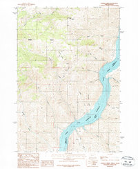 Connor Creek 1987 topographic map thumbnail
