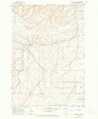 Coombs Canyon 1966 topographic map thumbnail