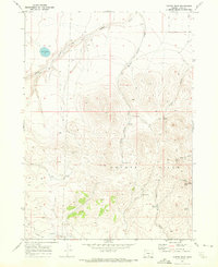 Cooper Draw 1968 topographic map preview