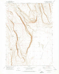 Corporation Rim 1971 topographic map thumbnail