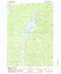 Cottage Grove Lake 1987 topographic map thumbnail