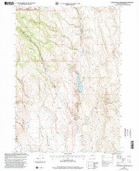 Cottonwood Reservoir 1999 topographic map thumbnail