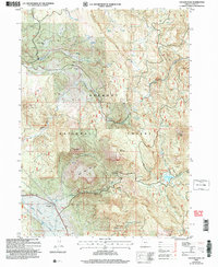 Cougar Peak 2004 topographic map thumbnail