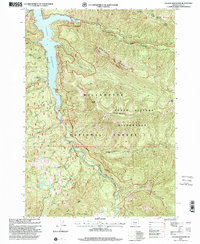 Cougar Reservoir 1997 topographic map thumbnail
