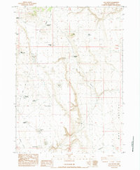 Cox Canyon 1984 topographic map thumbnail
