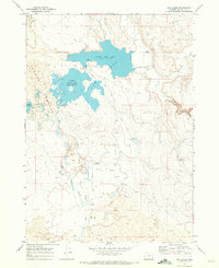 Cow Lakes 1969 topographic map thumbnail