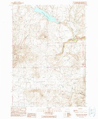 Cow Valley East 1990 topographic map thumbnail