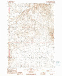 Cow Valley West 1990 topographic map thumbnail