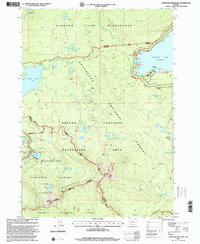 Cowhorn Mountain 1997 topographic map thumbnail