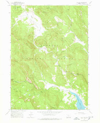 Cox Flat 1964 topographic map thumbnail