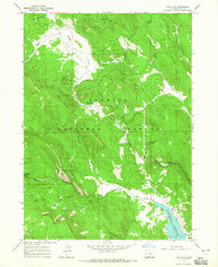 Cox Flat 1964 topographic map thumbnail