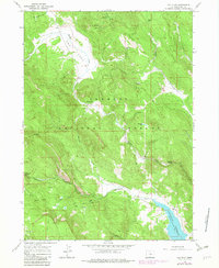 Cox Flat 1964 topographic map thumbnail