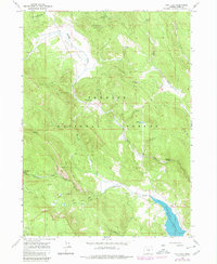 Cox Flat 1964 topographic map thumbnail