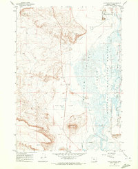 Coyote Buttes 1967 topographic map thumbnail