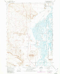 Coyote Buttes 1967 topographic map thumbnail