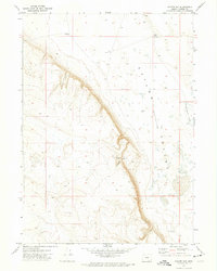 Coyote Gap 1971 topographic map thumbnail