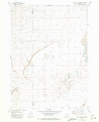 Coyote Lake West 1981 topographic map thumbnail