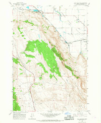 Craig Mountain 1966 topographic map thumbnail