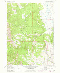 Crane Mountain 1968 topographic map preview