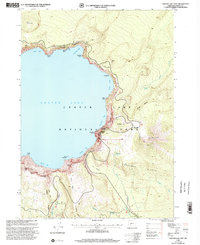 Crater Lake East 1999 topographic map thumbnail