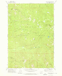 Crawfish Lake 1972 topographic map thumbnail