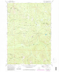 Crawfish Lake 1972 topographic map thumbnail