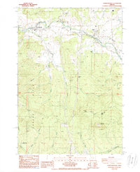 Crawfordsville 1988 topographic map thumbnail