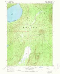 Crescent Lake 1967 topographic map thumbnail