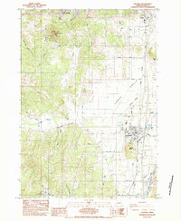 Creswell 1984 topographic map thumbnail