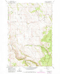 Cricket Flat 1964 topographic map thumbnail