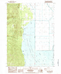 Crystal Spring 1985 topographic map thumbnail