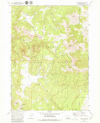 Crook Peak 1968 topographic map thumbnail