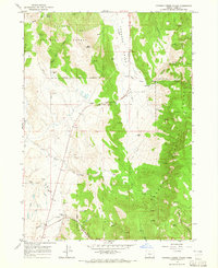 Crooked Creek Valley 1964 topographic map thumbnail