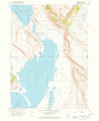 Crump Lake 1967 topographic map thumbnail