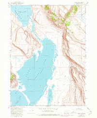 Crump Lake 1967 topographic map thumbnail