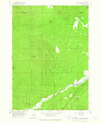Cryder Butte 1963 topographic map thumbnail