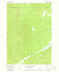 Cryder Butte 1963 topographic map thumbnail