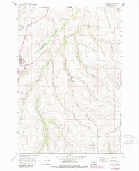 Dufur East 1962 topographic map thumbnail