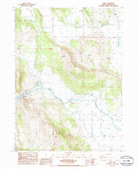 Dairy 1985 topographic map thumbnail