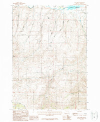 Daly Creek 1987 topographic map thumbnail