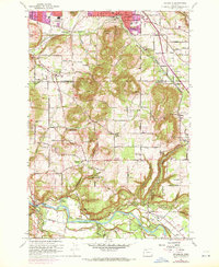 Damascus 1961 topographic map preview