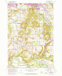 Damascus 1961 topographic map preview