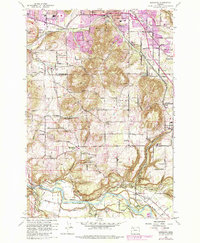 Damascus 1961 topographic map preview