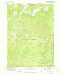 Daniels Creek 1971 topographic map thumbnail