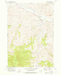 Dayville 1972 topographic map thumbnail