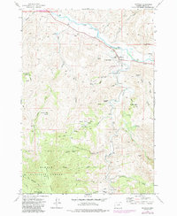 Dayville 1972 topographic map thumbnail
