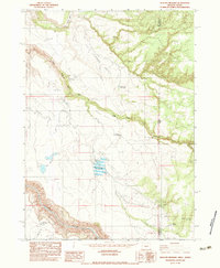 Deacon Crossing 1982 topographic map thumbnail
